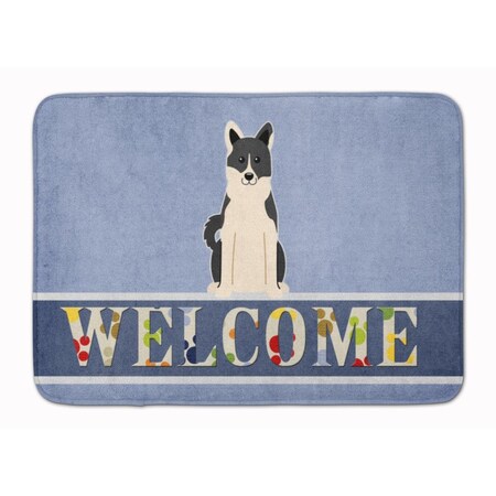 Carolines Treasures Russo-European Laika Spitz Welcome Machine Washable Memory Foam Mat BB5610RUG
